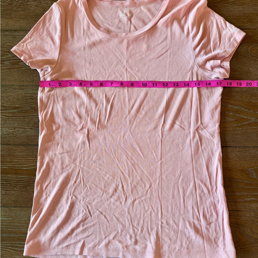 J. Crew Light Pink Short Sleeve Tee